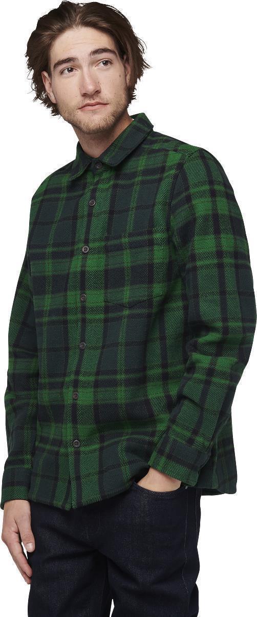 Project Heavy Flannel - Mens - Palm Green / Anthracite Plaid 2
