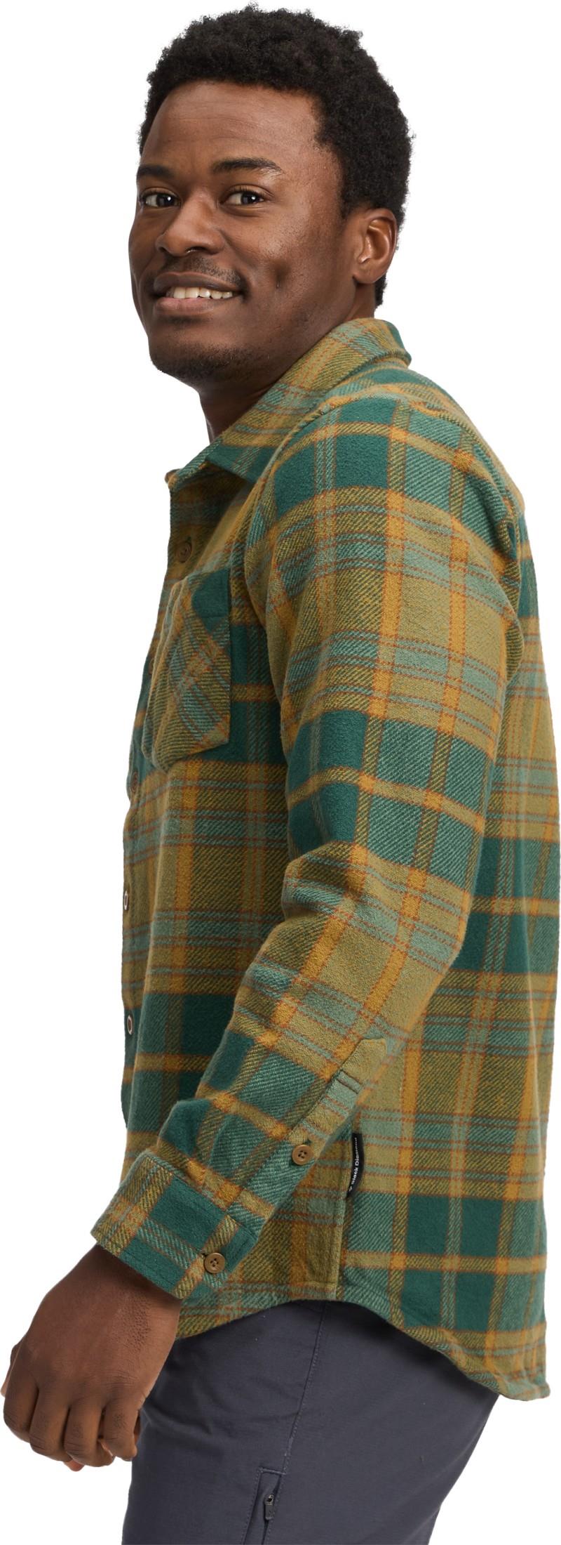 Project Heavy Flannel - Mens - deep woods / laurel green / flax 1