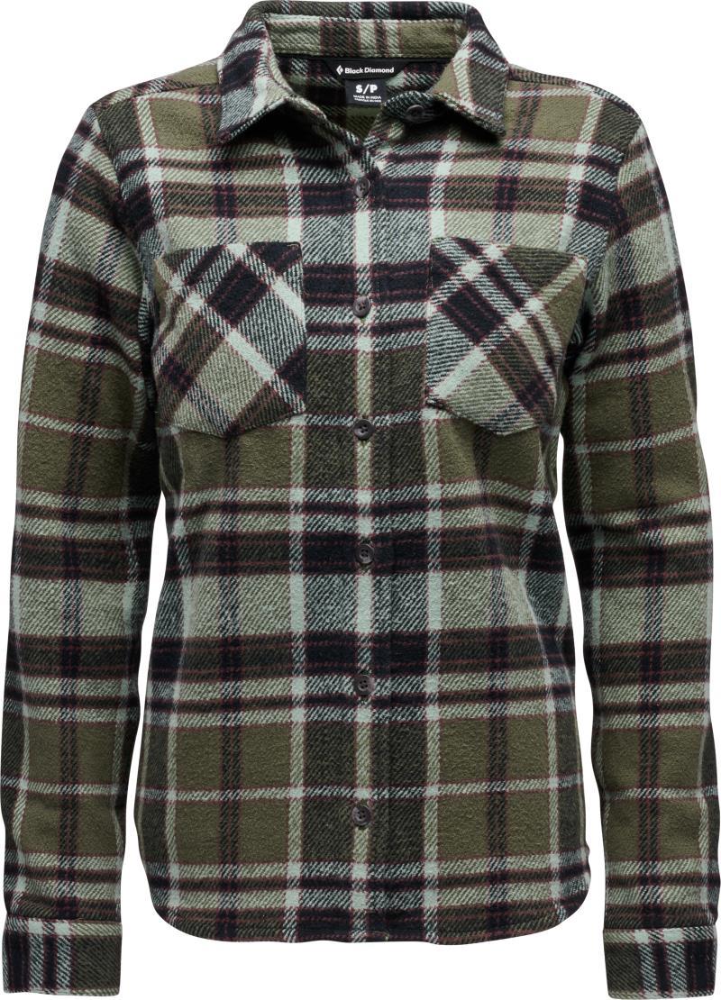Project Heavy Flannel - Womens - Tundra / Black / Agave Plaid 1