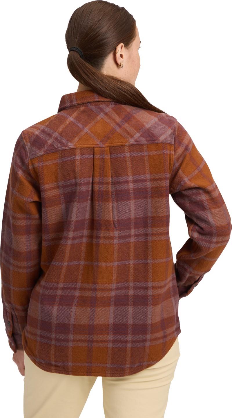 Project Heavy Flannel - Womens - clay / fig 1