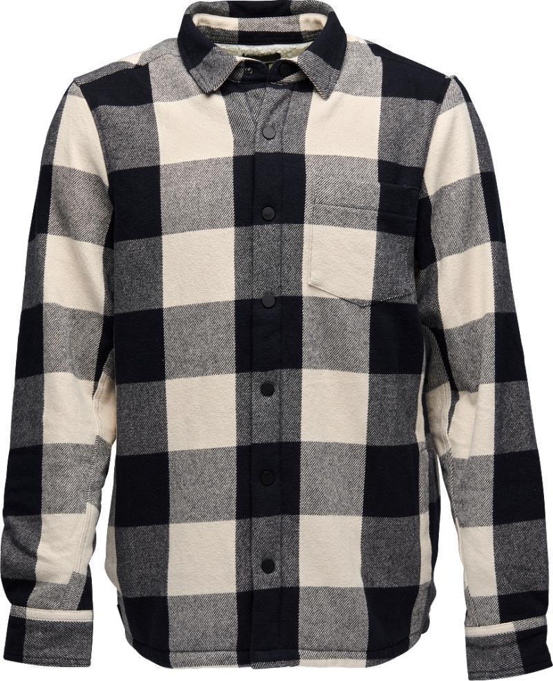 Project Lined Flannel - Mens - Black / Off White Plaid 1