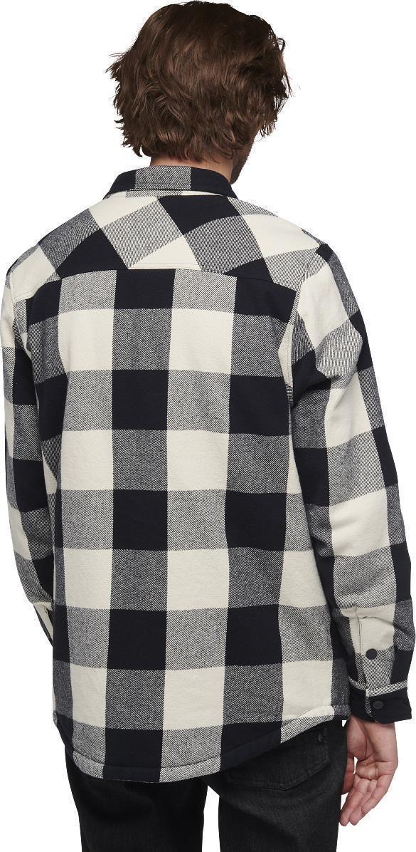Project Lined Flannel - Mens - Black / Off White Plaid 4