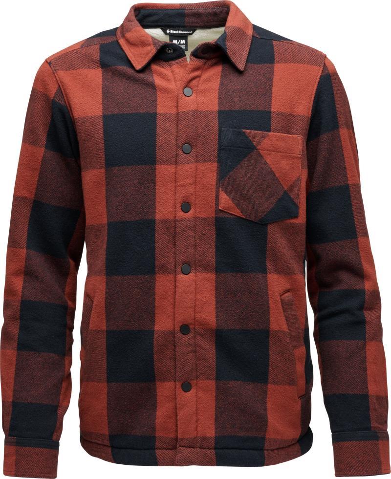 Project Lined Flannel - Mens - Iron Red / Black 1