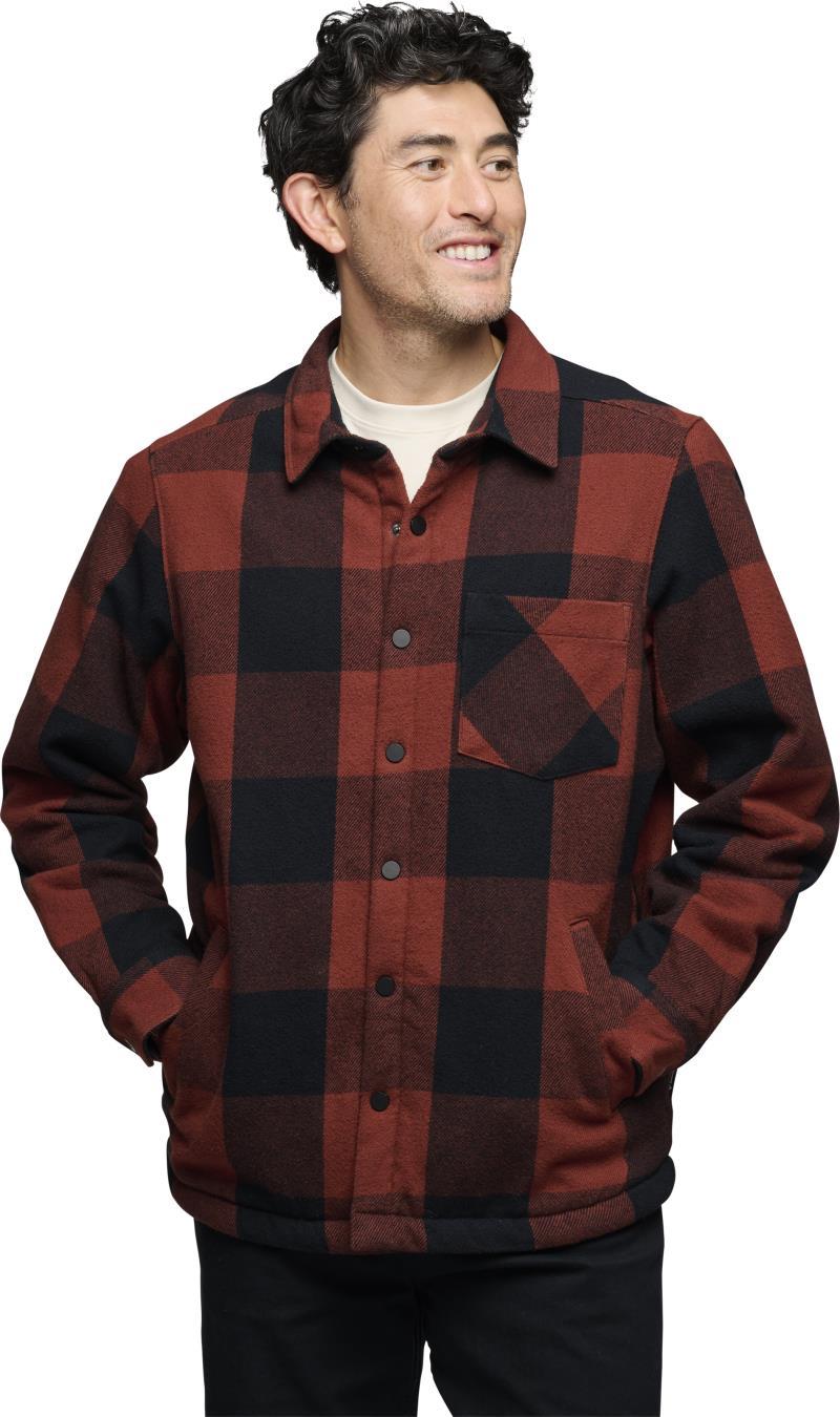 Project Lined Flannel - Mens - Iron Red / Black 2