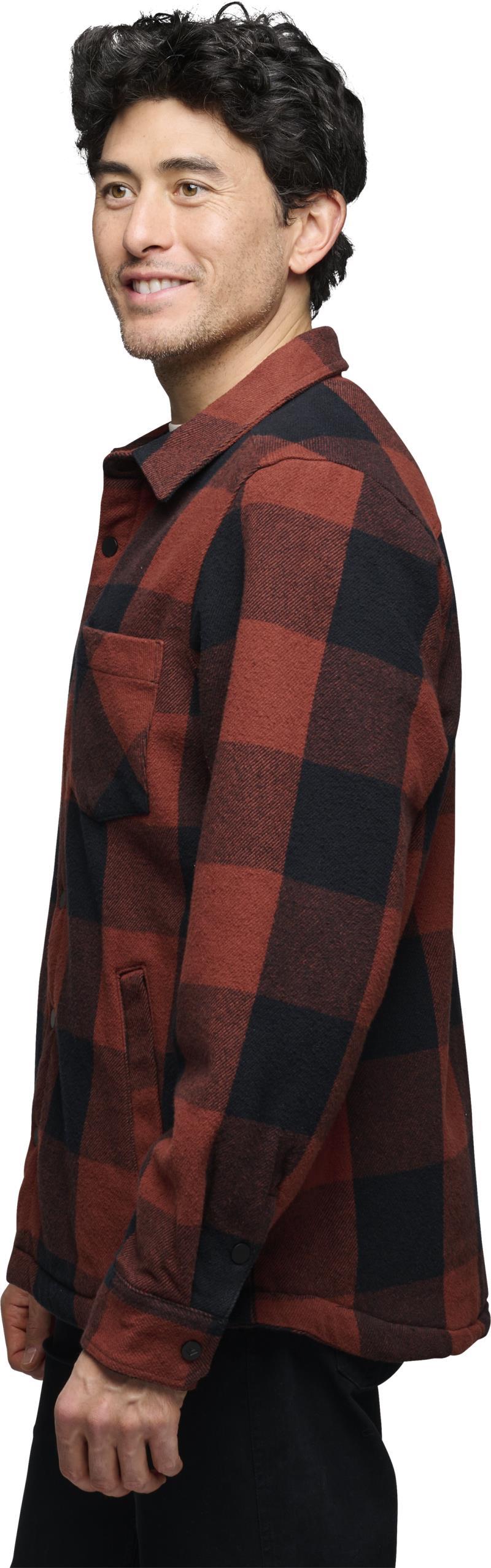 Project Lined Flannel - Mens - Iron Red / Black 3