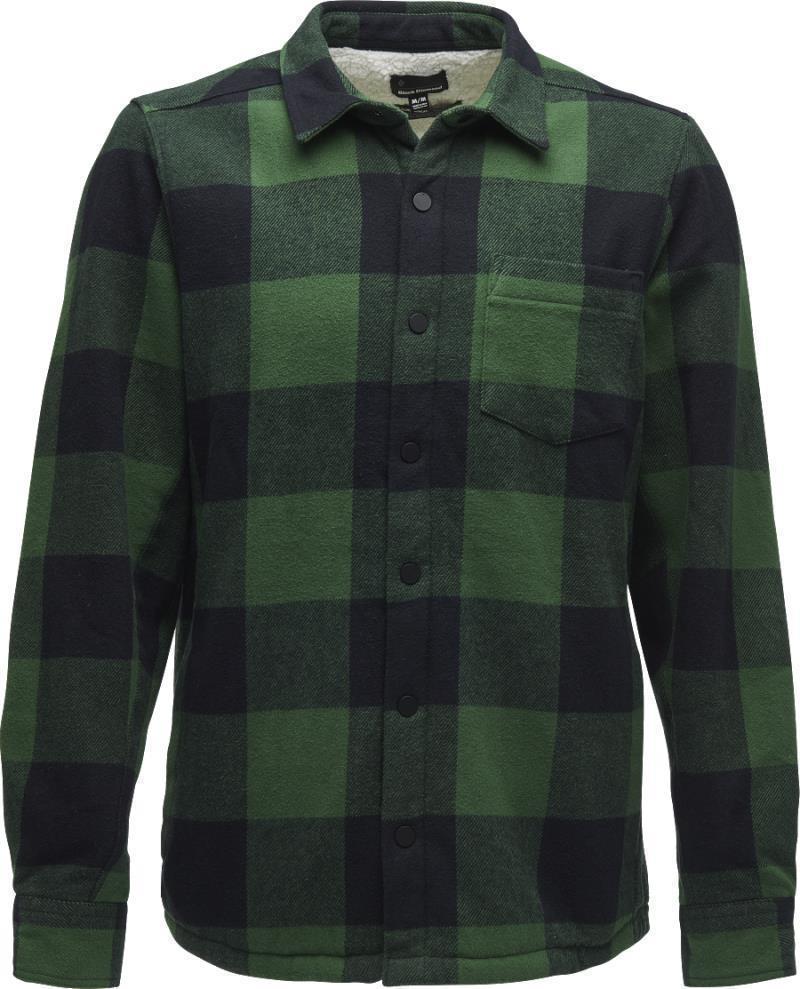 Project Lined Flannel - Mens - Palm Green / Black Plaid 1