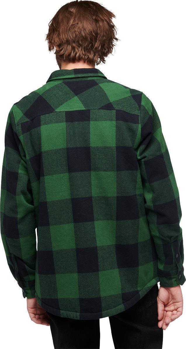 Project Lined Flannel - Mens - Palm Green / Black Plaid 3
