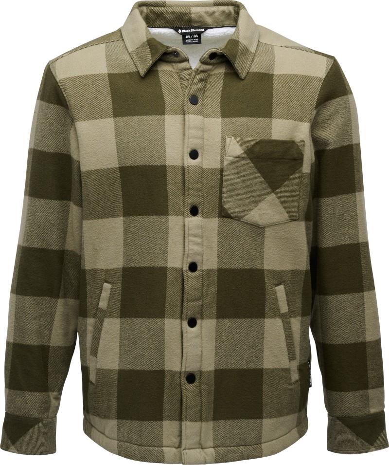 Project Lined Flannel - Mens - dark moss / pine smoke 1