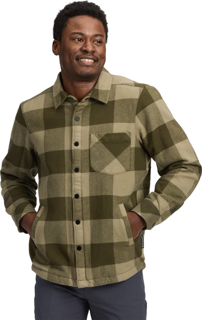 Project Lined Flannel - Mens - dark moss / pine smoke 1