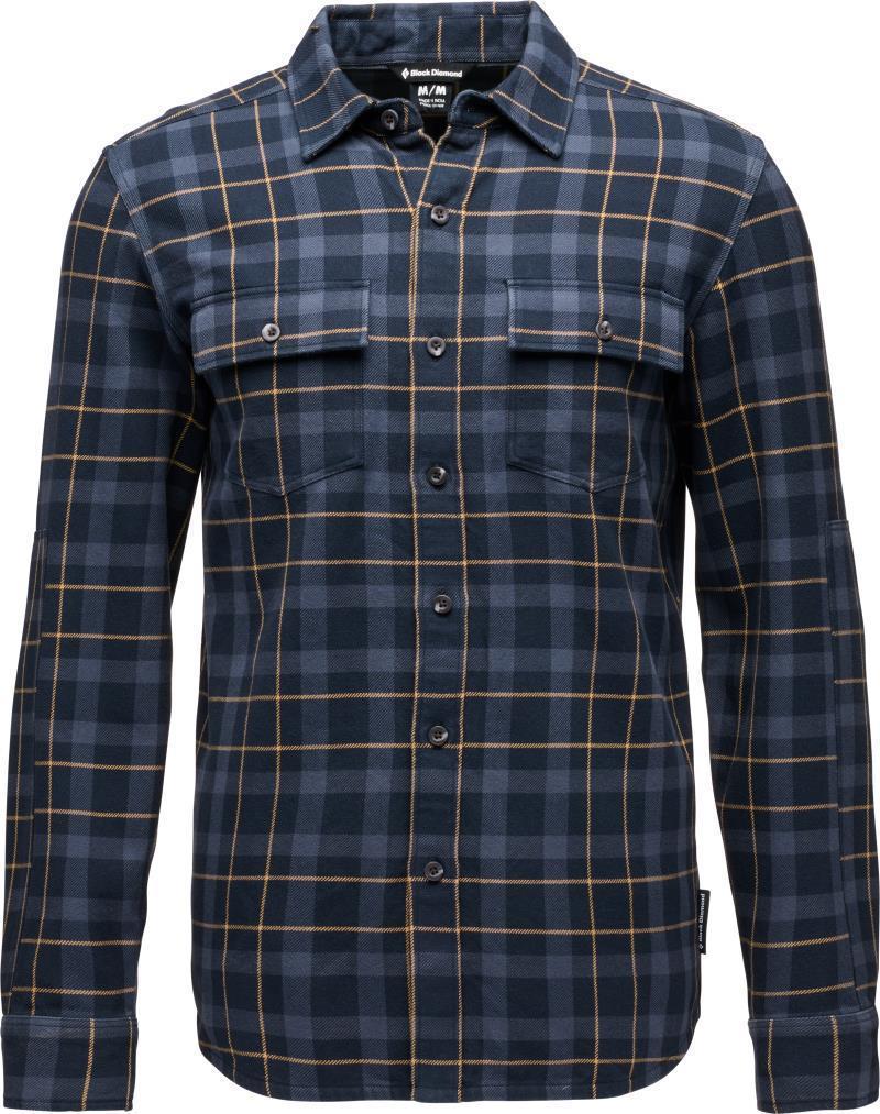 Project Twill LS Shirt - Mens - Charcoal / Black 1