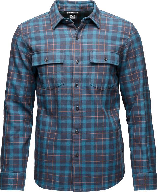 Project Twill LS Shirt - Mens - Charcoal / Moab Brown 1