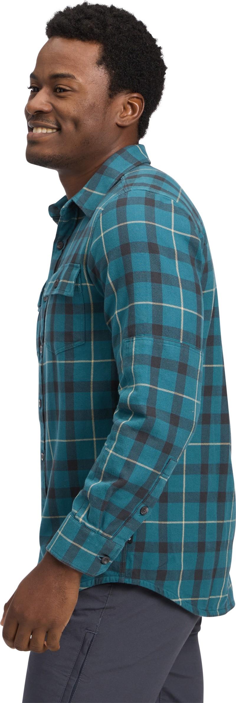 Project Twill LS Shirt - Mens - creek blue / charcoal 1