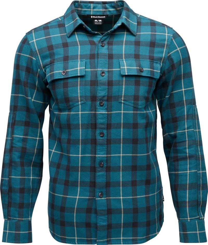 Project Twill LS Shirt - Mens - creek blue / charcoal 1
