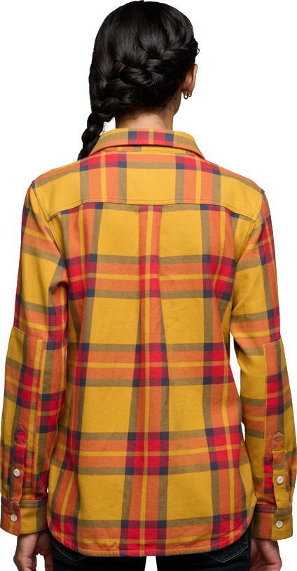 Project Twill LS Shirt - Womens - amber / coral red 1