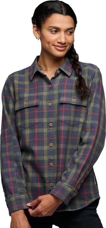 Project Twill LS Shirt - Womens - charcoal / tundra 1