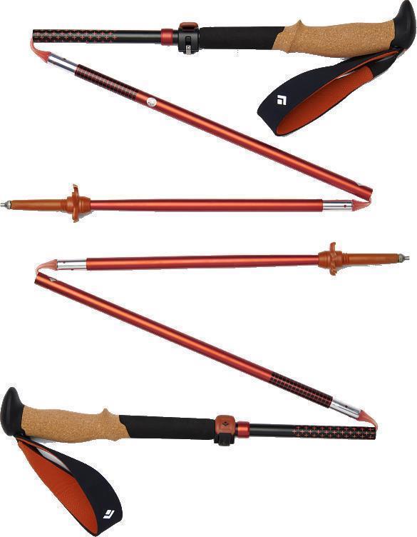 Pursuit FLZ Trekking Poles - Black / Octane 1