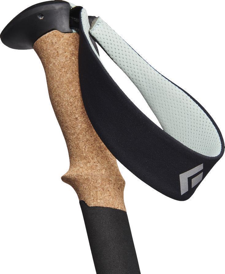 Pursuit Shock Trekking Poles - Steel Grey / Foam Green 2