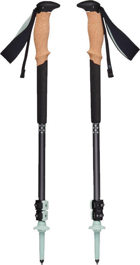 Pursuit Trekking Poles - Charcoal / Foam Green 1