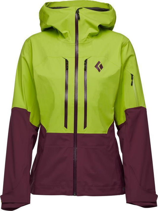 Recon LT Stretch Shell - Womens - Aloe / Blackberry 1
