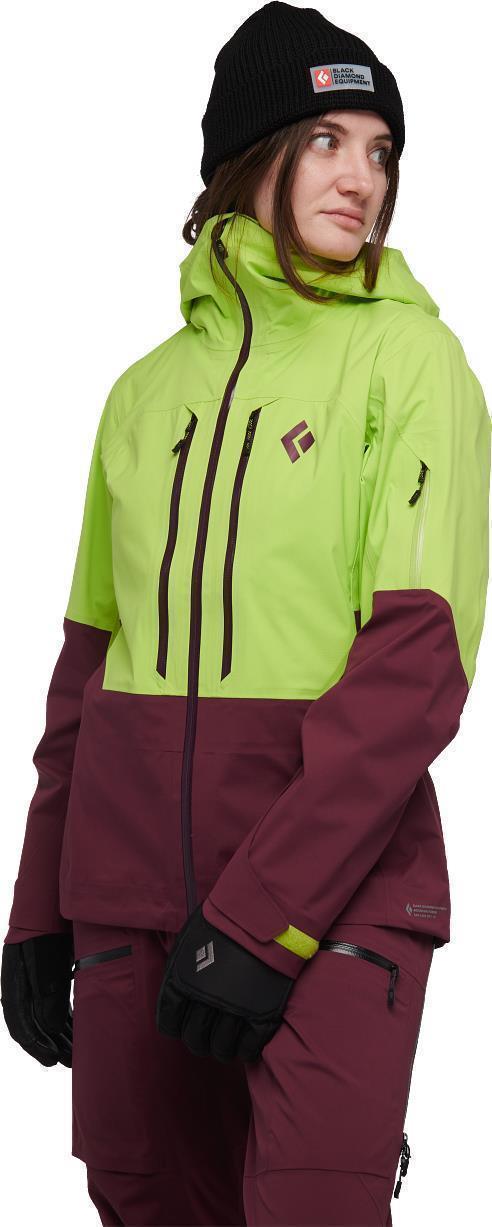 Recon LT Stretch Shell - Womens - Aloe / Blackberry 2