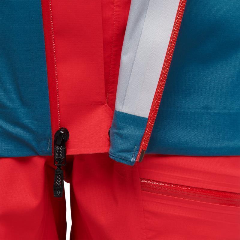 Recon LT Stretch Shell - Womens - Coral Red / Creek Blue 8