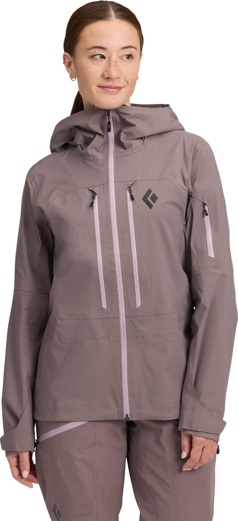 Recon LT Stretch Shell - Womens - dark mauve 1