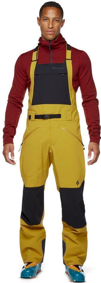 Recon Stretch Bibs - Mens - amber / black 1