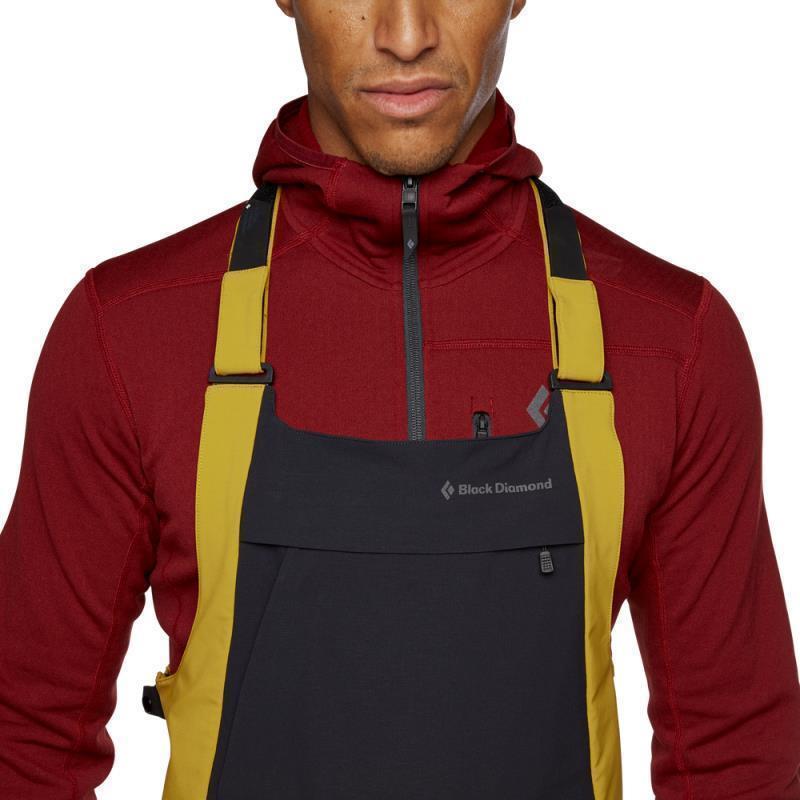 Recon Stretch Bibs - Mens - amber / black 1