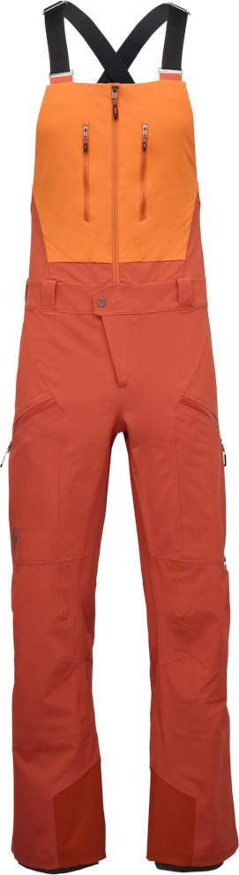 Recon Stretch Bibs - Mens - saffron / burnt sienna 1