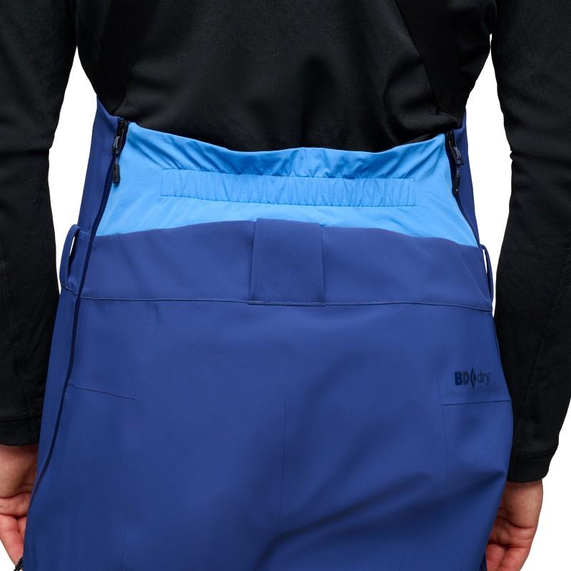 Recon Stretch Bibs - Mens - twilight blue / vertical blue 1