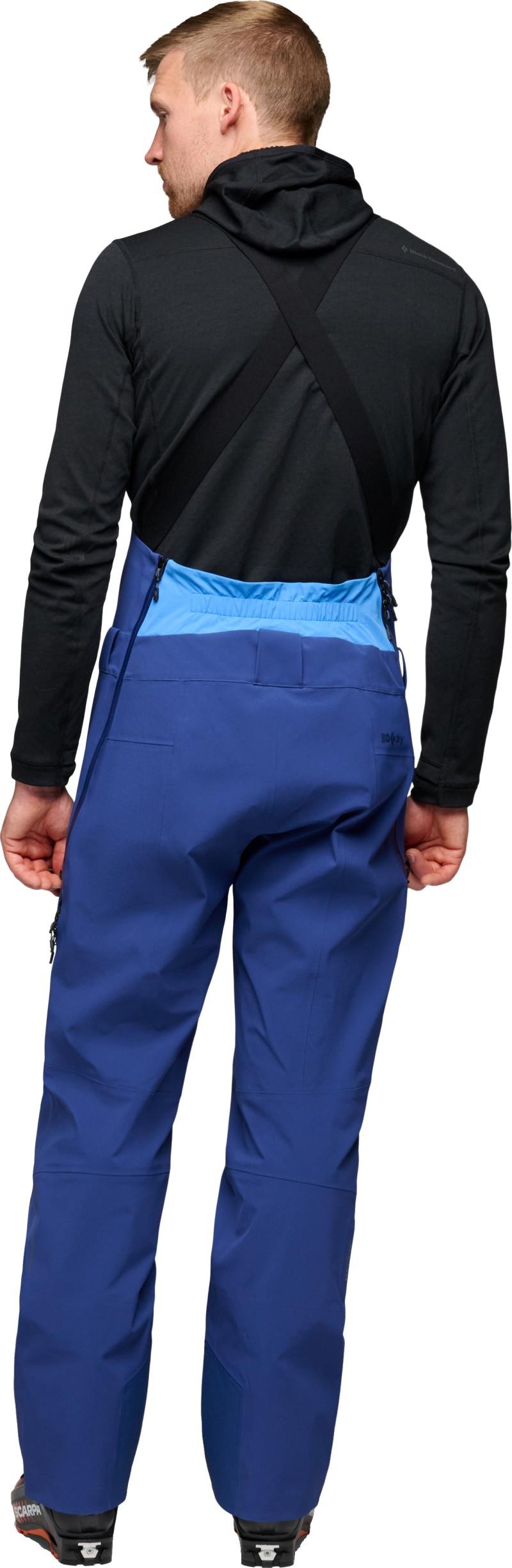 Recon Stretch Bibs - Mens - twilight blue / vertical blue 1