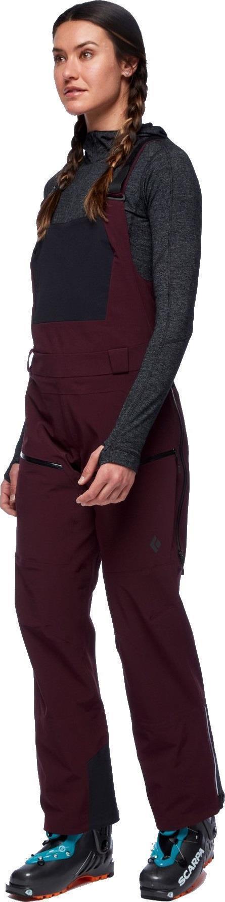 Recon Stretch Bibs - Womens - Bordeaux 2