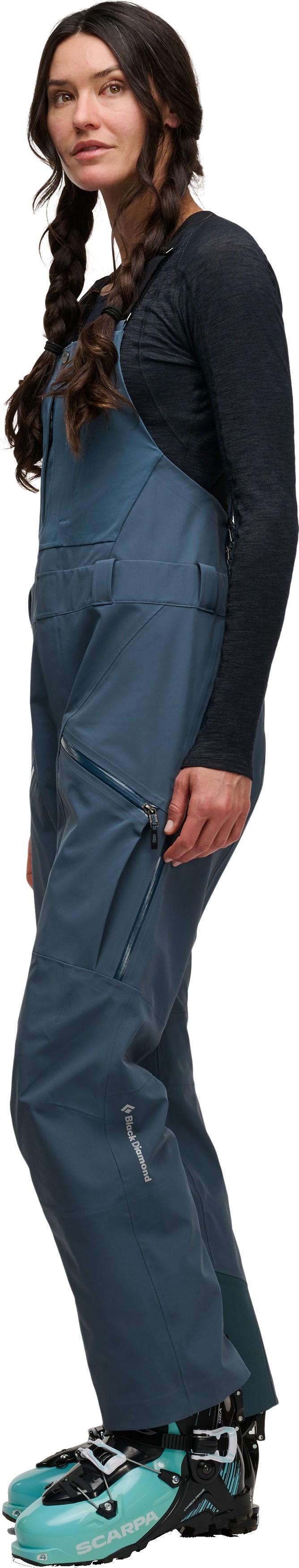 Recon Stretch Bibs - Womens - midnight blue 1