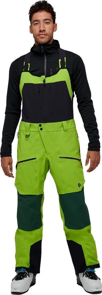 Recon Stretch Pro Bibs - Mens - Lime Green / Mountain Forest 2