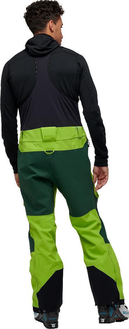 Recon Stretch Pro Bibs - Mens - Lime Green / Mountain Forest 3