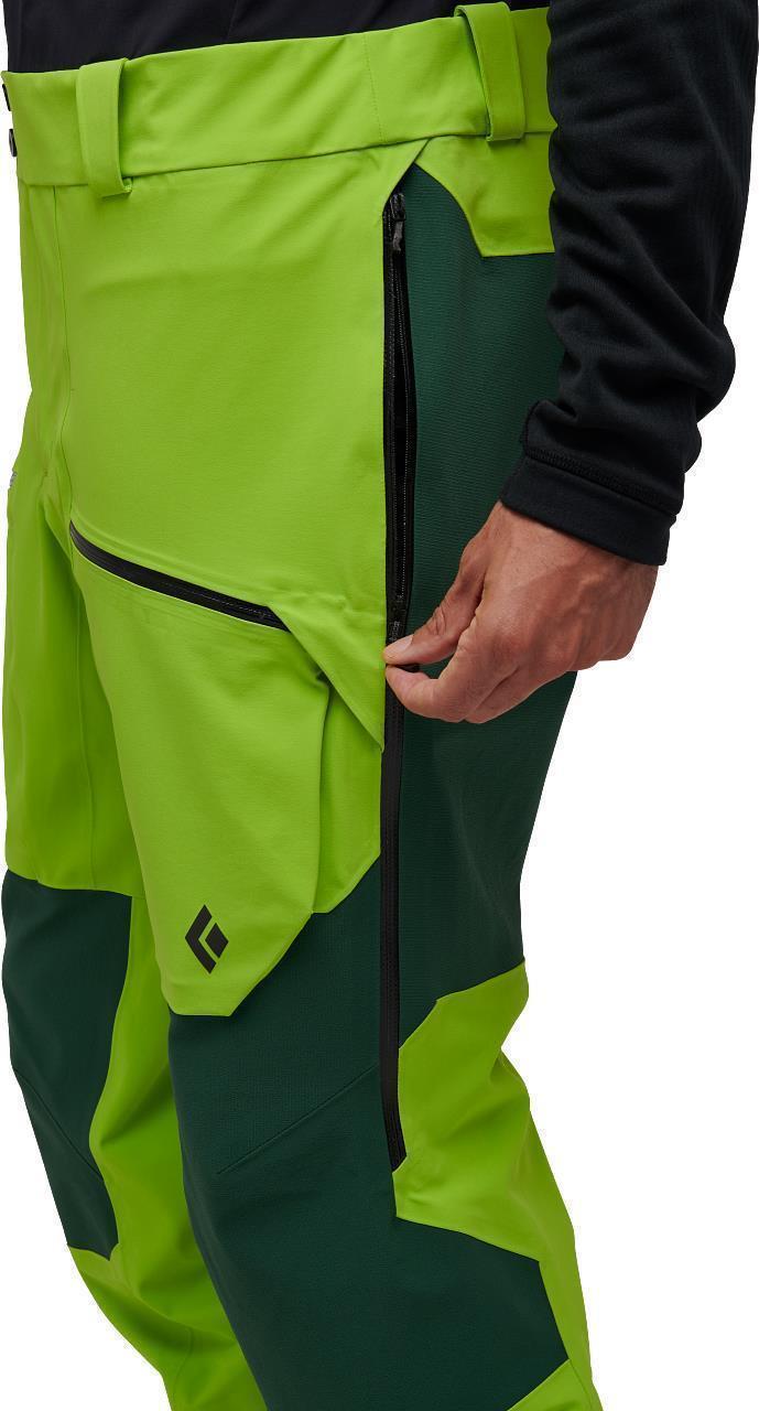 Recon Stretch Pro Bibs - Mens - Lime Green / Mountain Forest 6