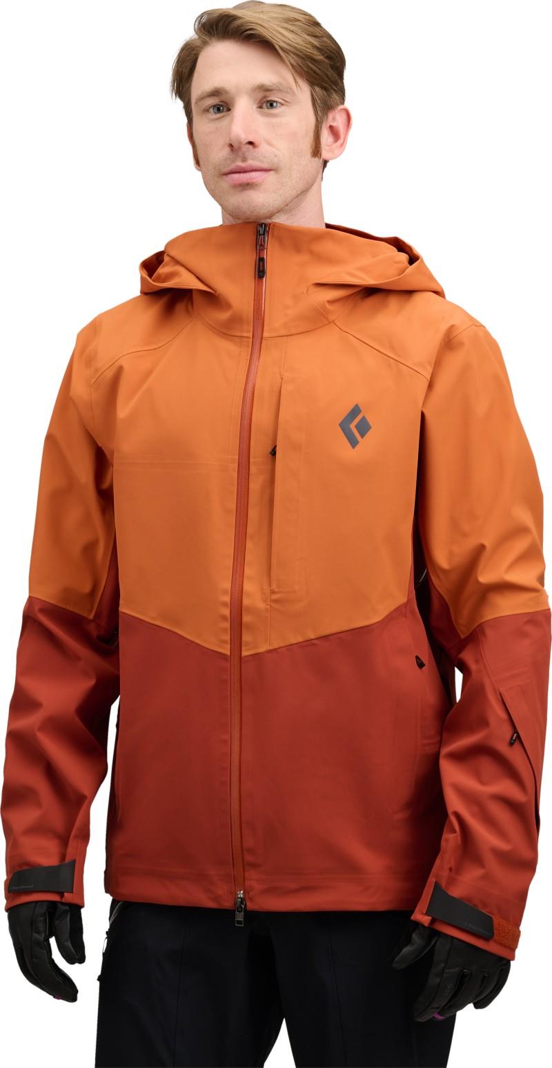 Recon Stretch Shell - Mens - saffron / burnt sienna 1
