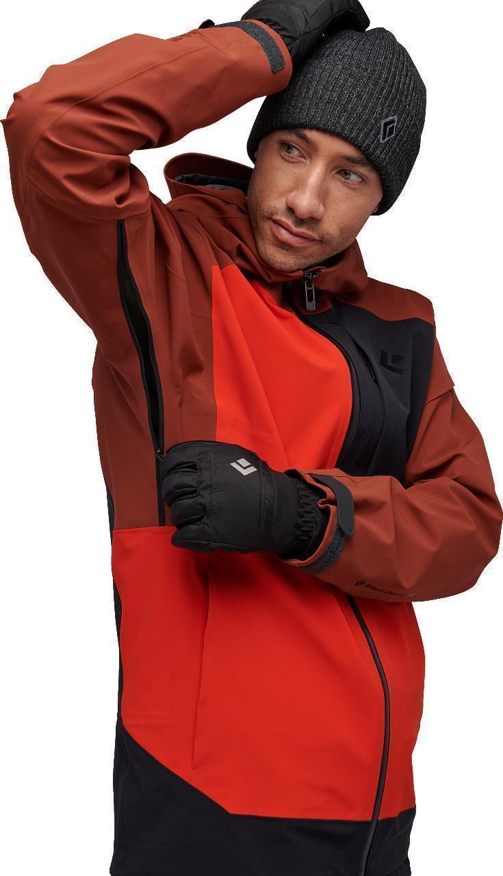Recon Stretch Ski Shell - Mens - Mulled Cider / Black / Octane 5