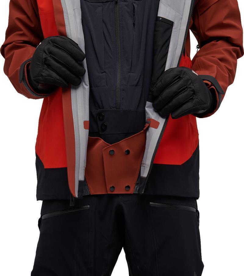 Recon Stretch Ski Shell - Mens - Mulled Cider / Black / Octane 7