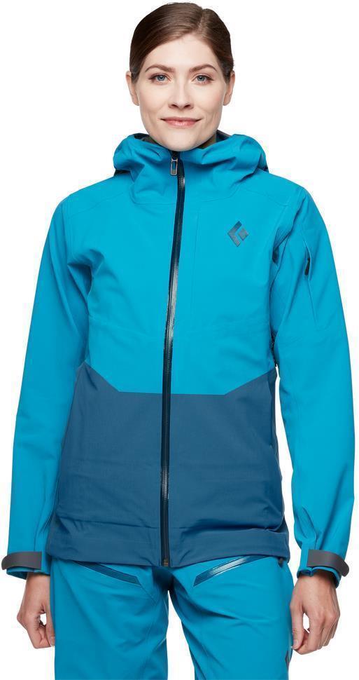 Recon Stretch Ski Shell - Womens - dark patina / azurite 1
