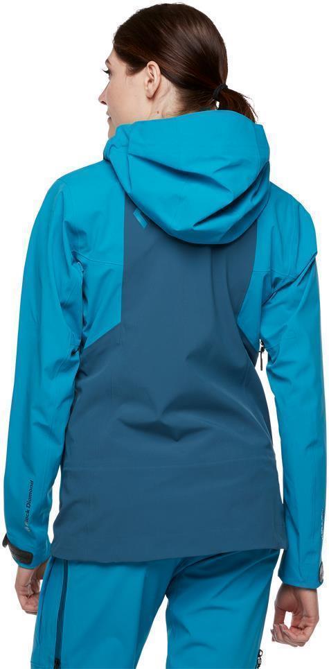 Recon Stretch Ski Shell - Womens - dark patina / azurite 1