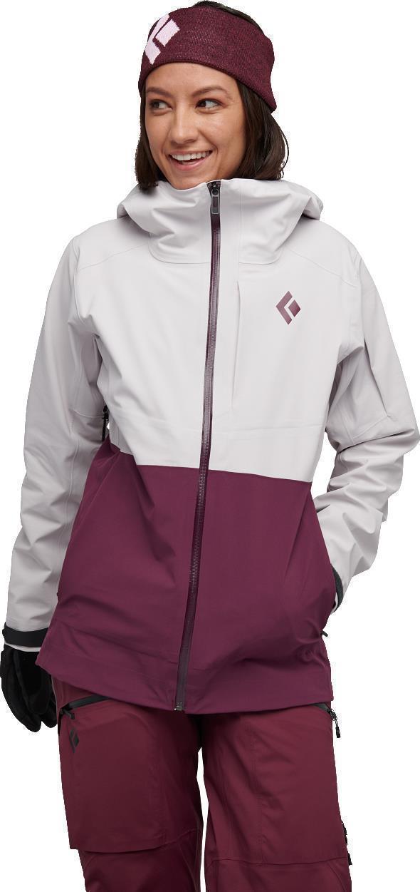 Recon Stretch Ski Shell - Womens - ice pink / blackberry 1