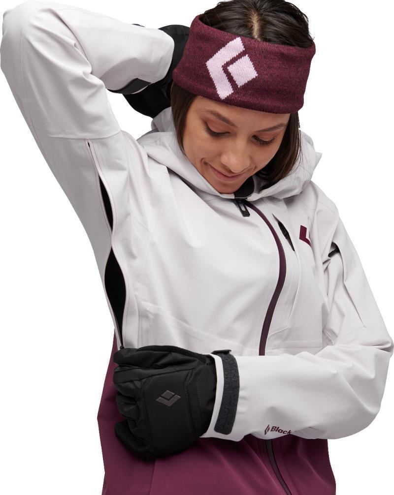 Recon Stretch Ski Shell - Womens - ice pink / blackberry 1