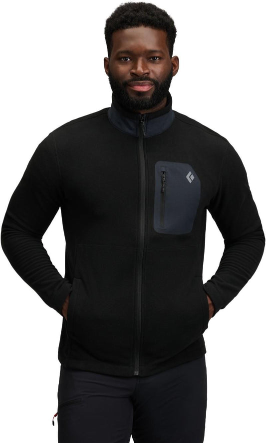 Rift Full Zip Fleece Jacket - Mens - black / black 1
