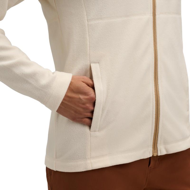Rift Full Zip Fleece Jacket - Womens - chalk / khaki 1
