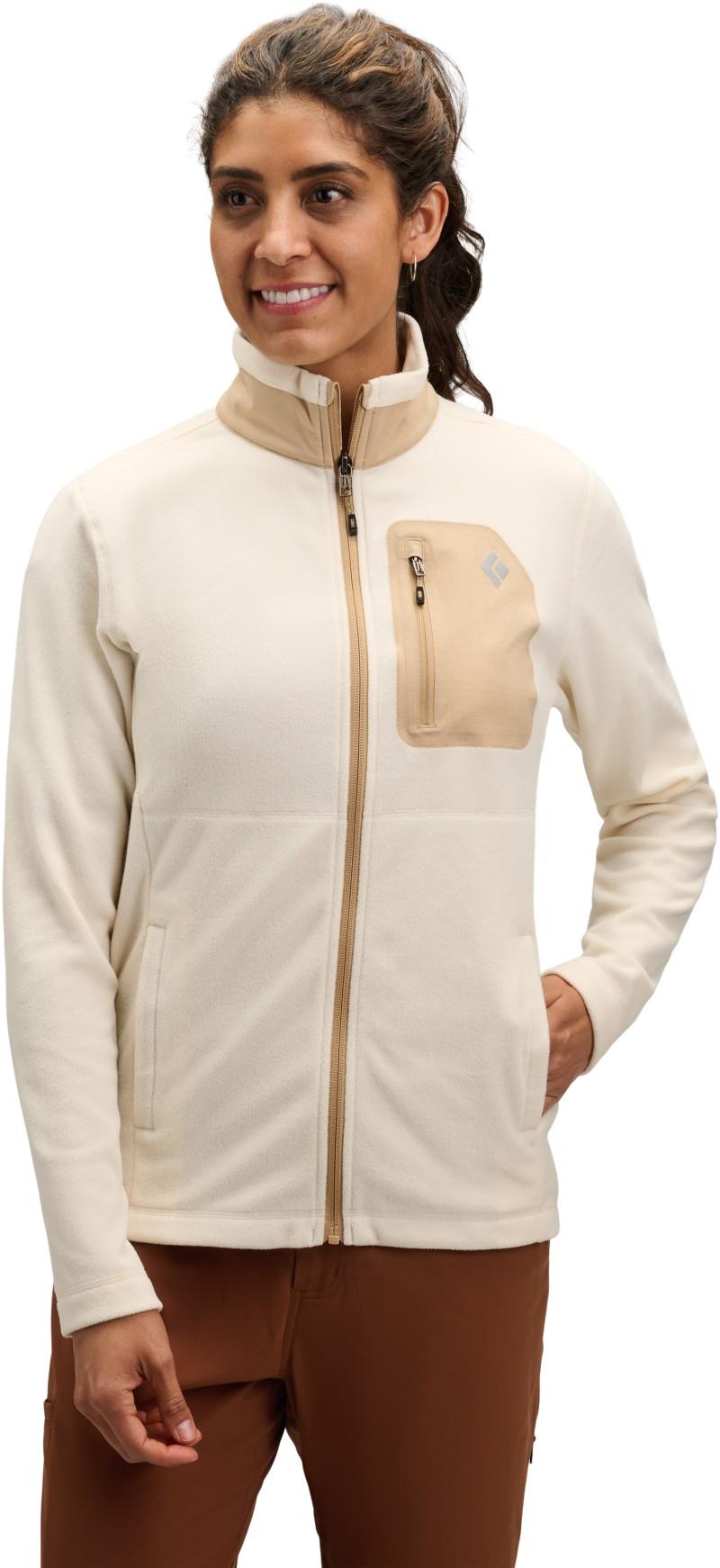 Rift Full Zip Fleece Jacket - Womens - chalk / khaki 1