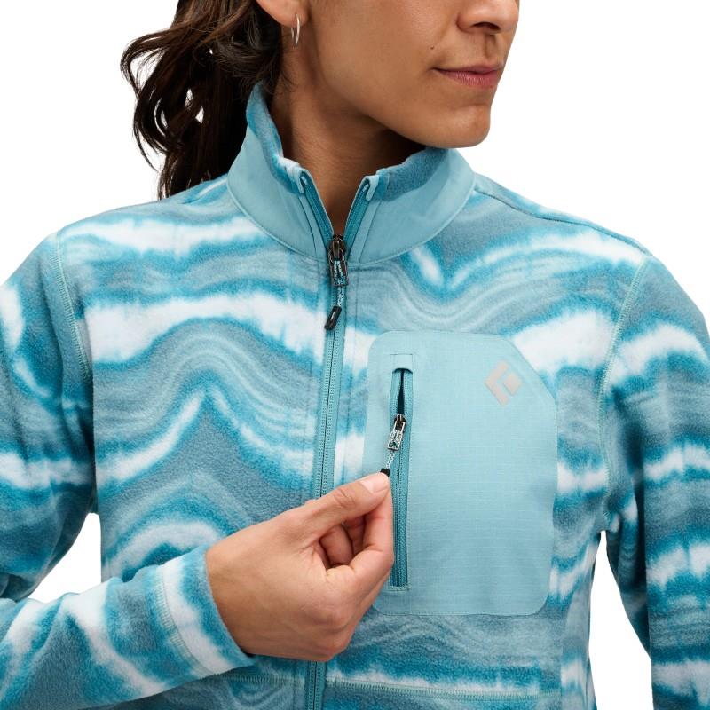 Rift Full Zip Fleece Jacket - Womens - quartzite / glacier 1