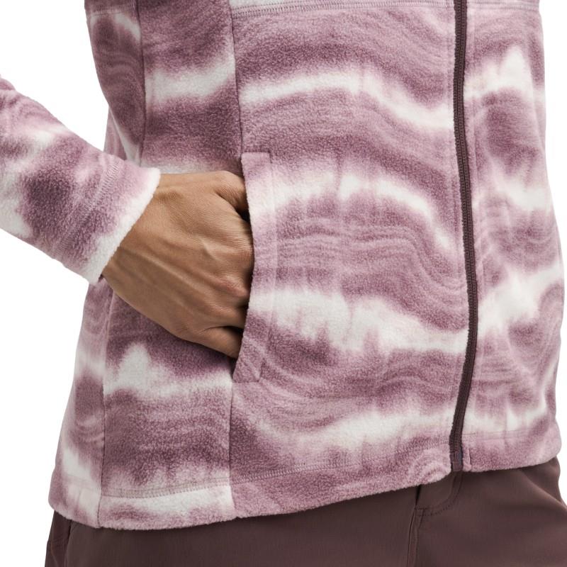 Rift Full Zip Fleece Jacket - Womens - quartzite / meadow rose 1