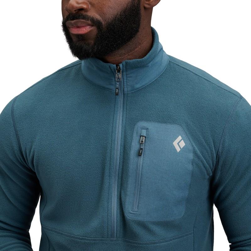 Rift Half Zip Fleece Jacket - Mens - midnight blue / midnight blue 1