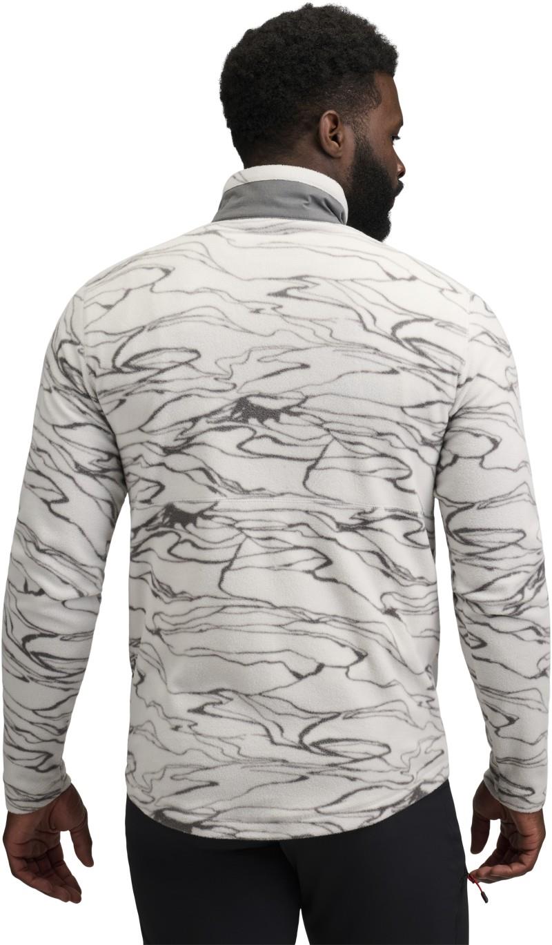 Rift Half Zip Fleece Jacket - Mens - relief / alloy / steel grey 1